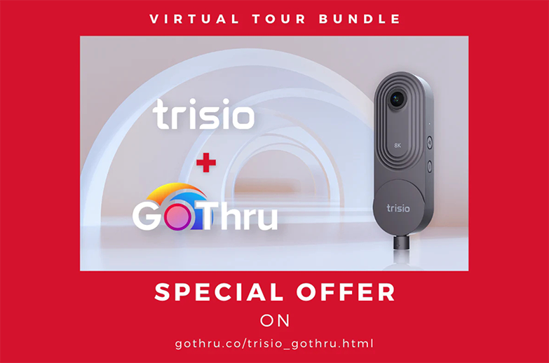 Trisio and GoThru are offering a special virtual tour bundle